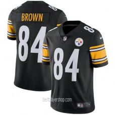 Youth Pittsburgh Steelers #84 Antonio Brown Authentic Black Vapor Home Jersey Bestplayer